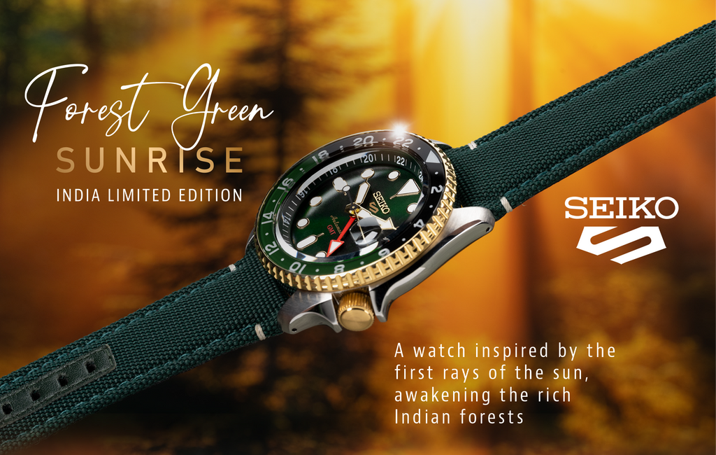 Embrace the Wild: Seiko 5 Sports Forest Green Sunrise – India Limited Edition