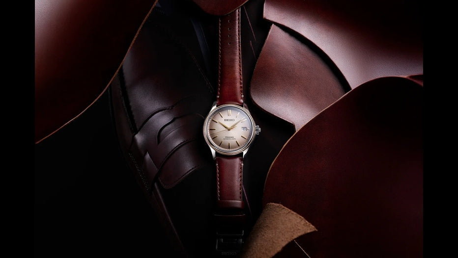 Seiko Presage Classic Series Upcycled Leather Strap Limited Edition