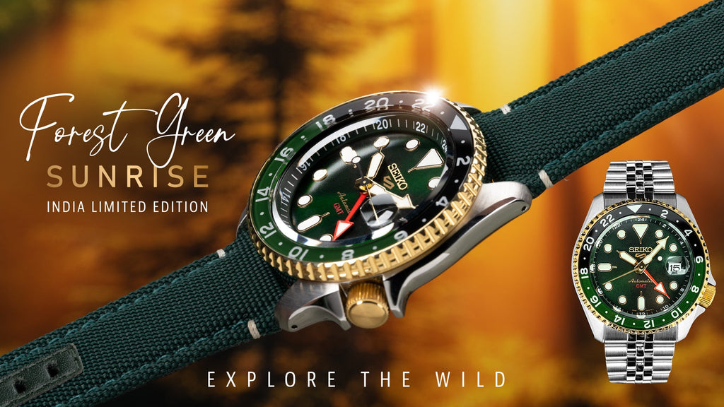 Embrace the Wild: Seiko 5 Sports Forest Green Sunrise – India Limited Edition