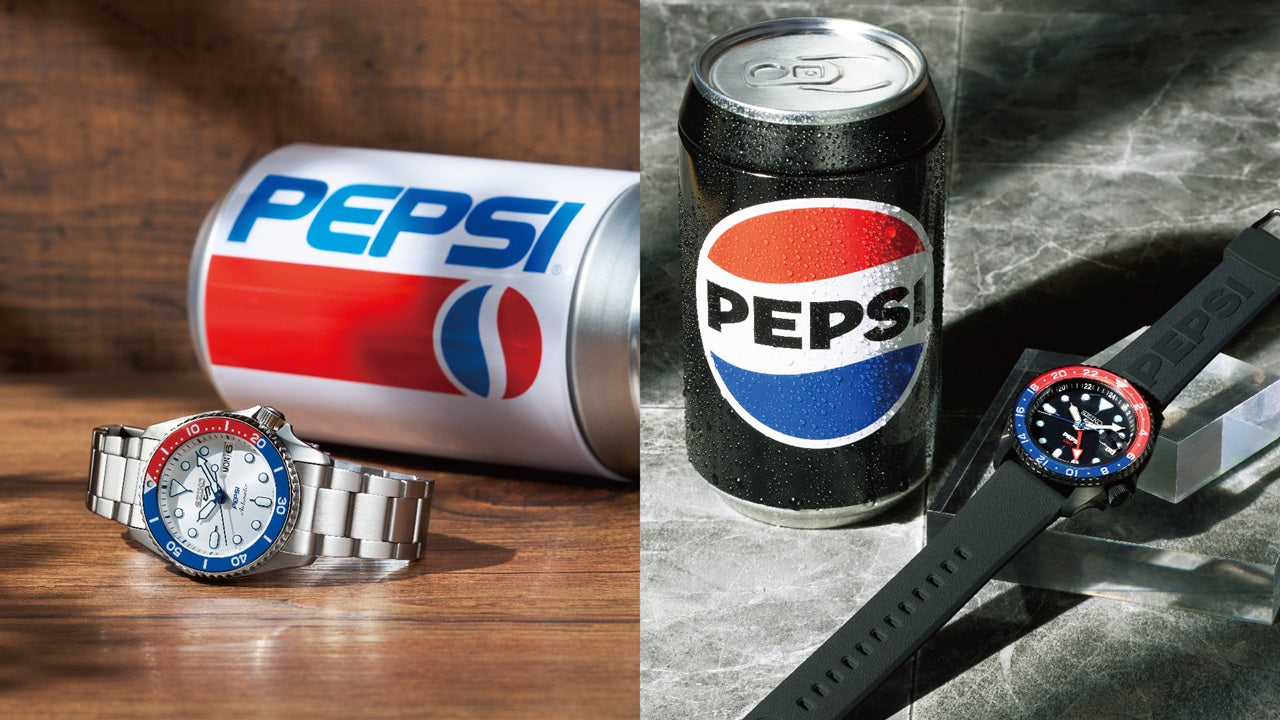 PEPSIサーバー 限定景品！ Seiko 5 Sports x Pepsi® Limited Edition Watches