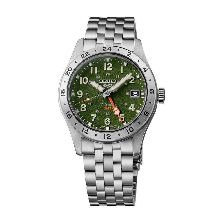 Seiko 5 Sports GMT Green Dial - HDB001K1