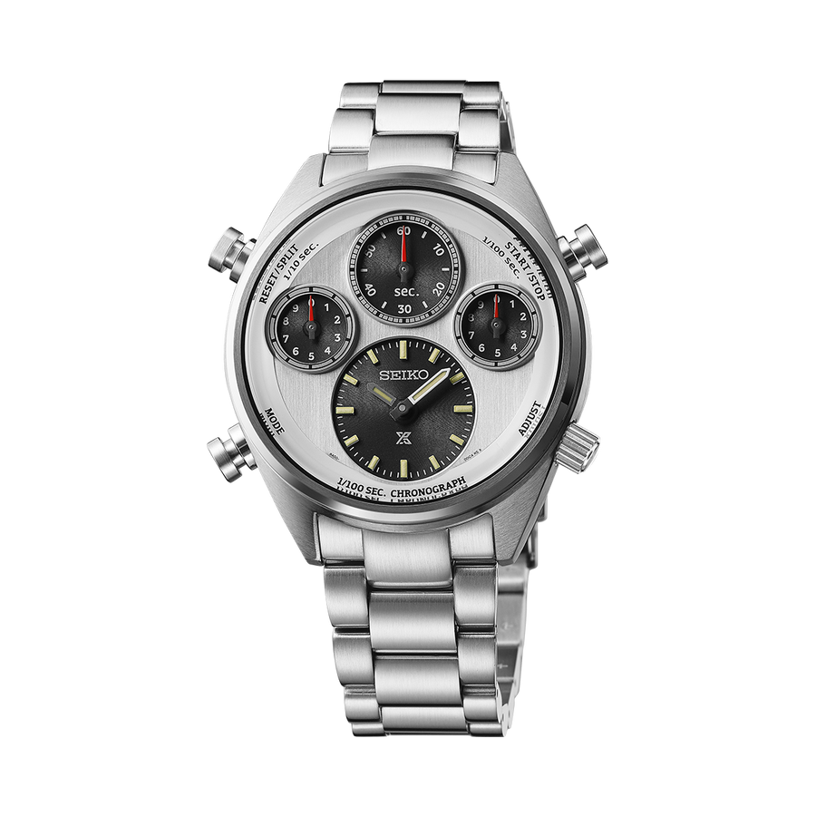 Seiko Prospex Speedtimer One Hundredth of a Second Solar Chronograph Limited Edition Watch SFJ009P1
