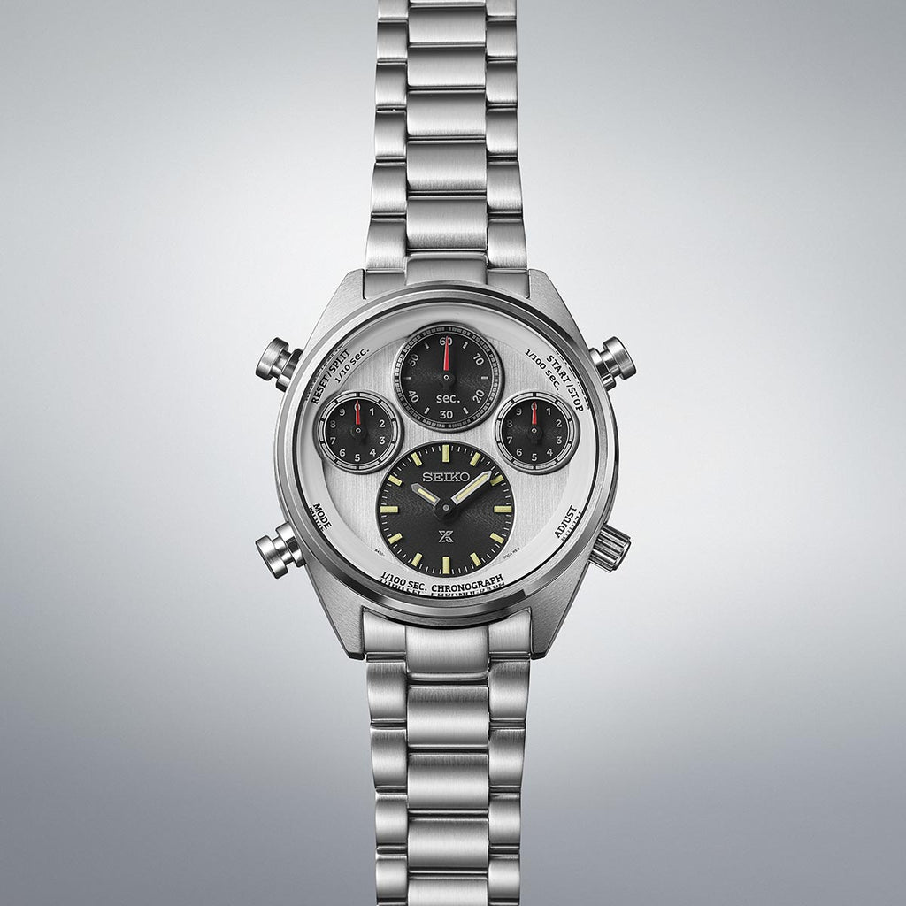 Seiko Prospex Speedtimer Watch SFJ009P1 with Stainless Steel Band