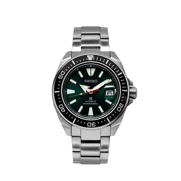 Seiko Prospex Forest Green Watch with Stainless Steel Band SRPL29K1