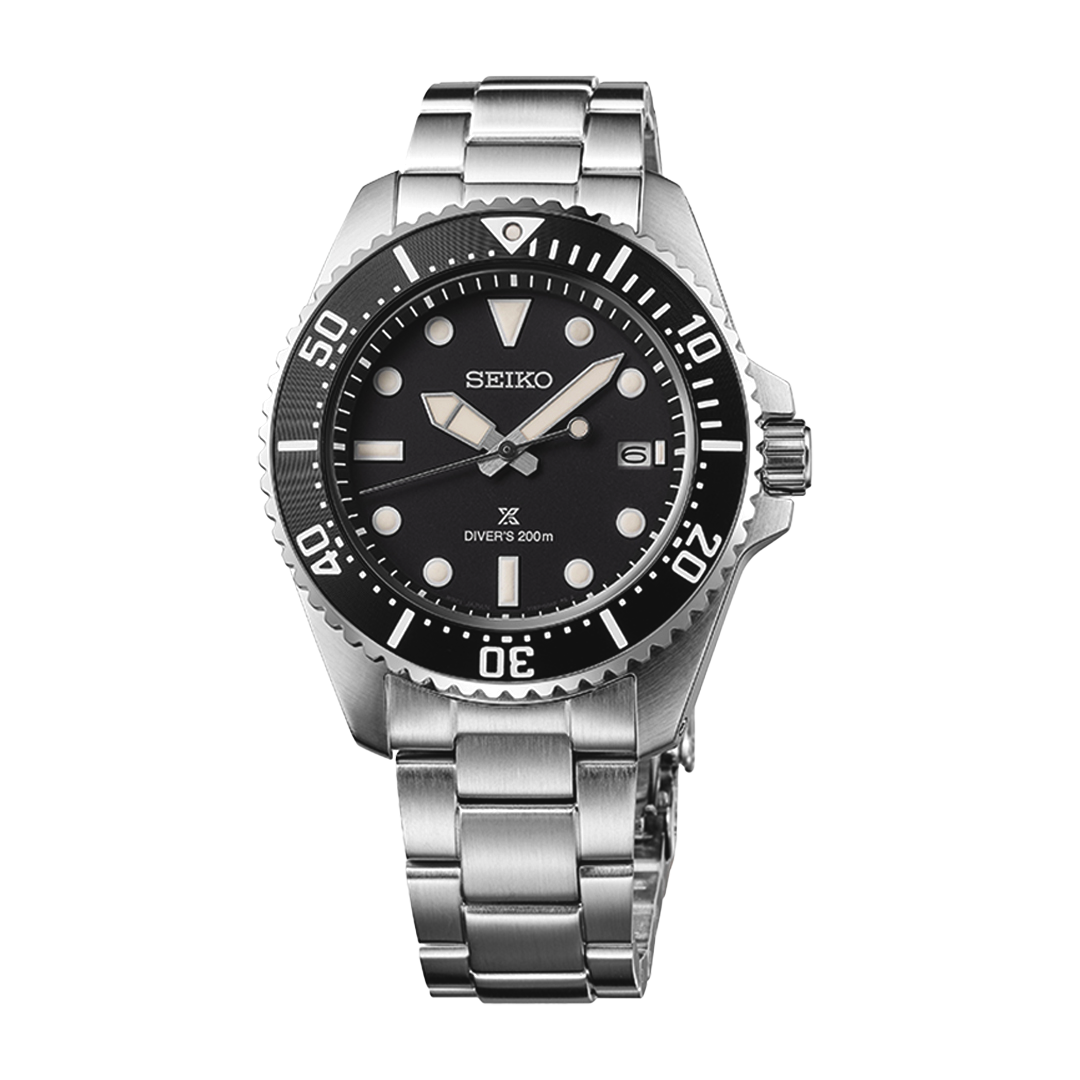 Seiko Uhr Solar Seiko Prospex Solar Diver's In Black SNE597P1