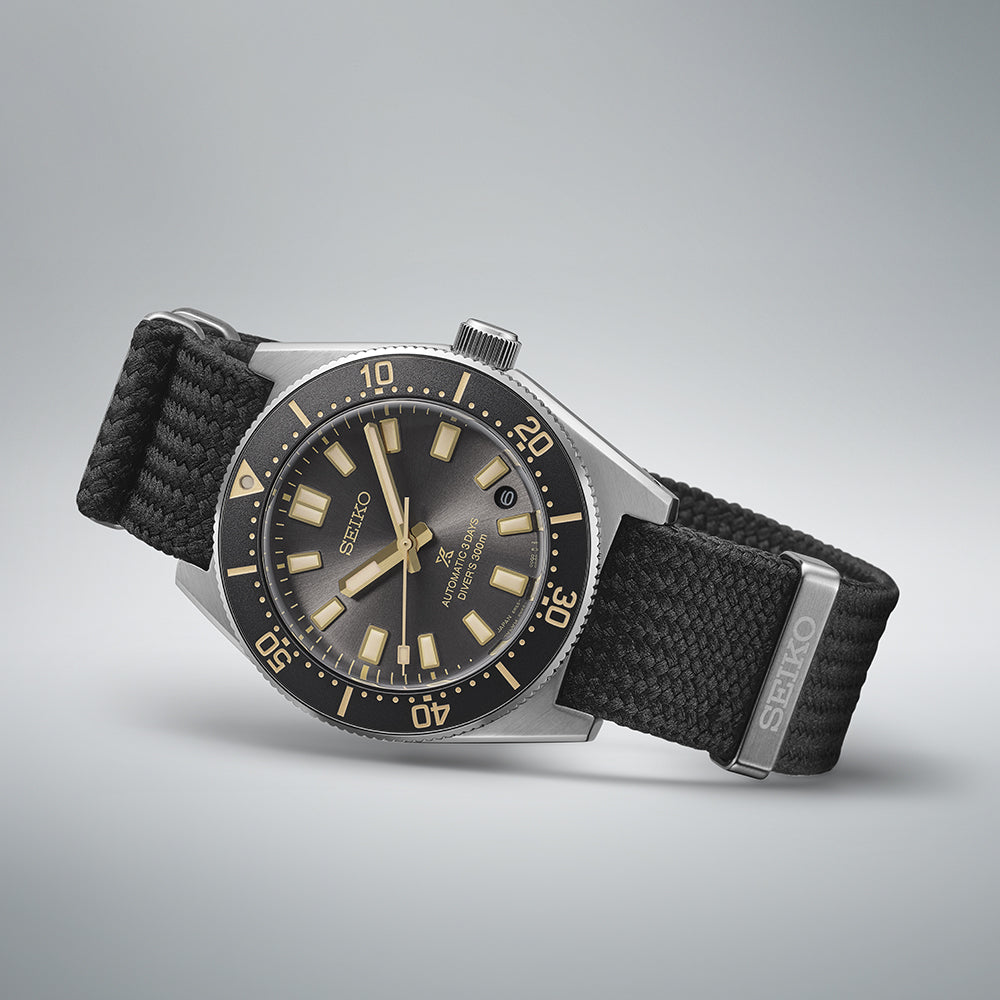Side View of Seiko Prospex 1965 Revival Diver’s Watch SPB455J1
