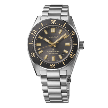 Seiko Prospex 1965 Revival Diver’s 3-day 300m in Tide Grey, 100th Anniversary of Seiko Special Edition Watch SPB455J1