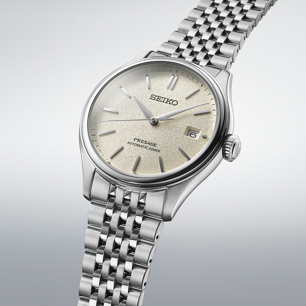 Seiko Presage Classic Series ‘Shiro-iro’ Watch SPB463J1 with Stainless Steel Band