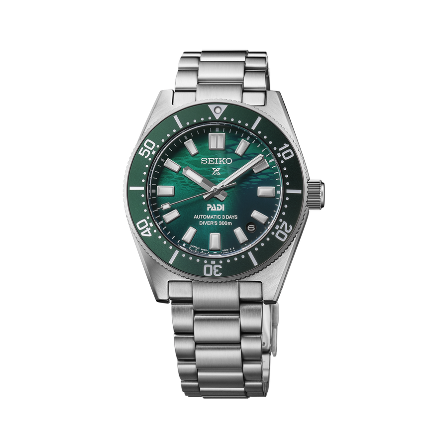 Front vide of Seiko Prospex 1965 Heritage Divers Special Ed Watch SPB501J1