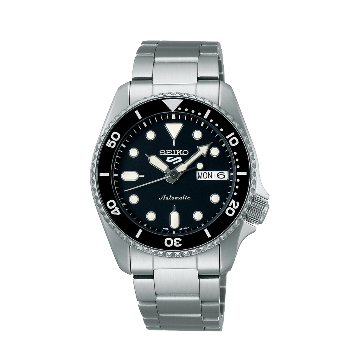 Seiko 5 sports clearance black dial