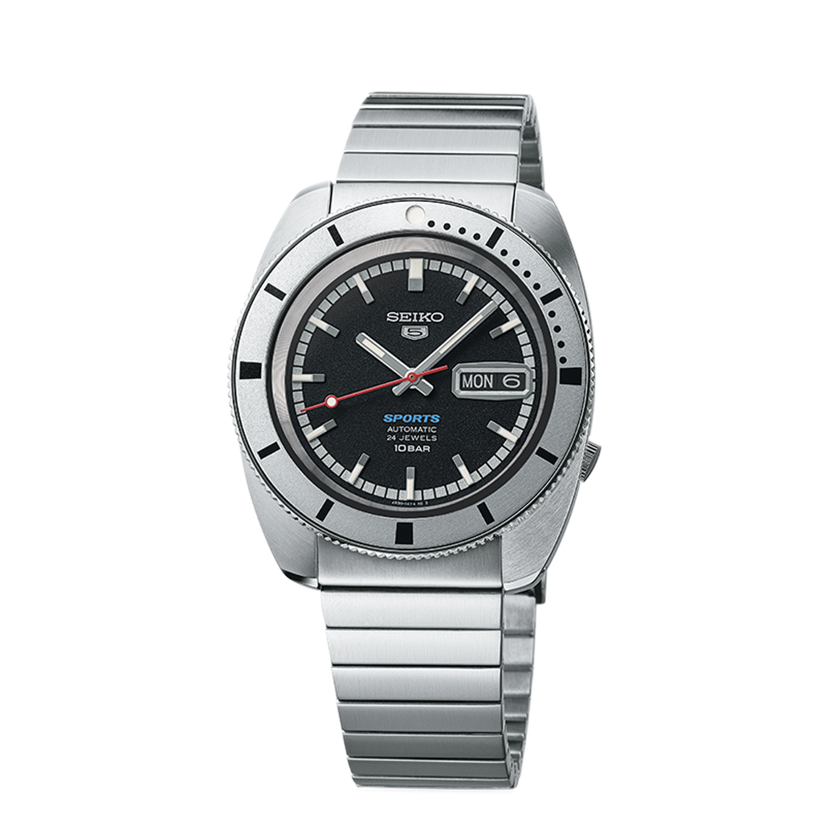 Seiko 5 Sports Pepper Black Recreation Ltd Ed. Watch SRPL05K1