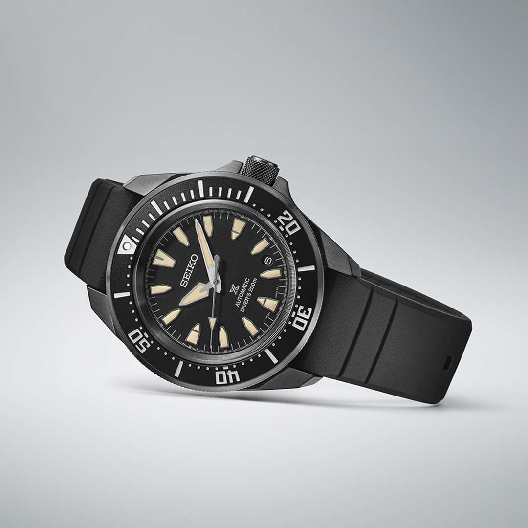 Prospex 4R Full black ‘Shog-urai’ Diver's SRPL15K1