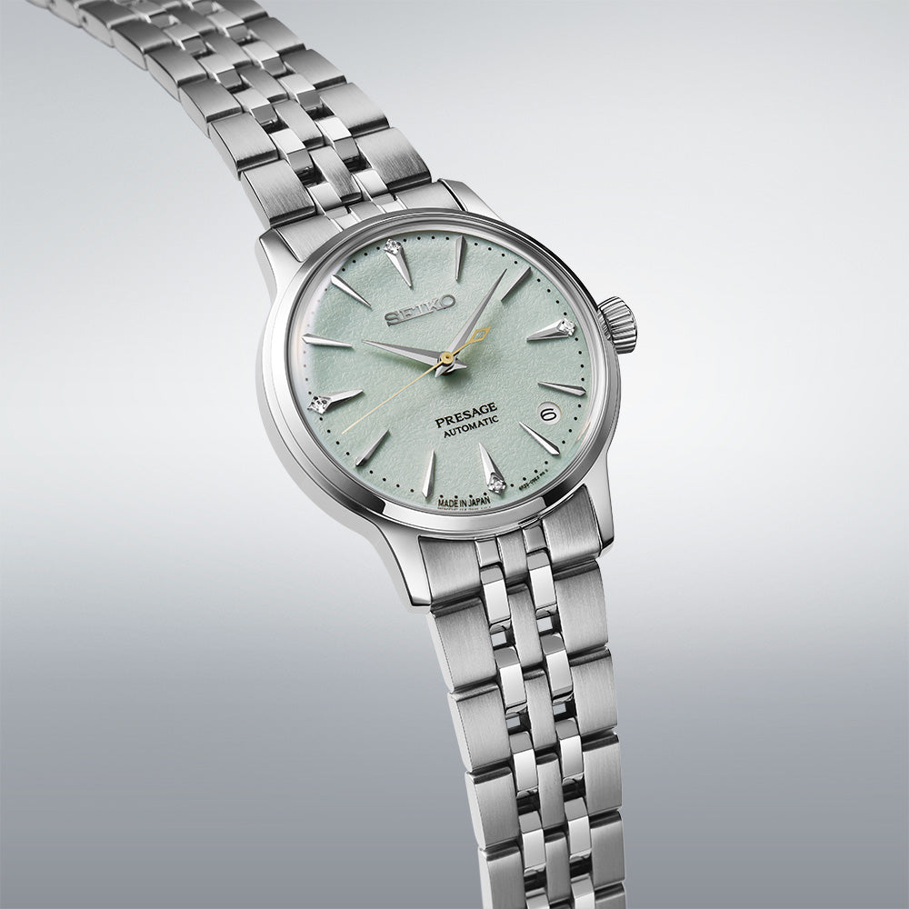 Seiko Presage Frozen Mojito Cocktail Time Womens Watch SRPL63J1