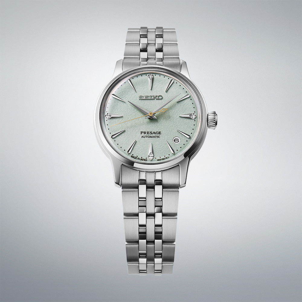Seiko Presage Frozen Mojito Cocktail Time Womens Watch SRPL63J1