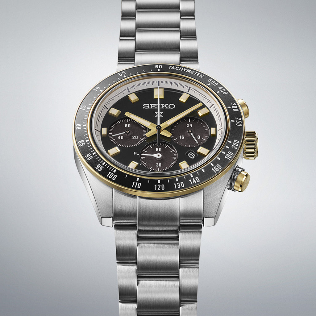 Front View of Seiko Prospex ‘Circuit Race’ Solar Watch SSC941P1