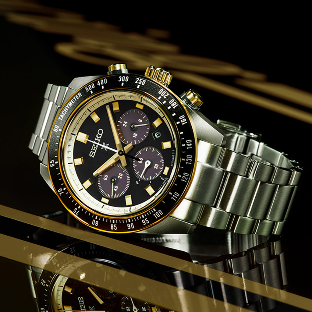 Angled View of Seiko Prospex Solar Watch SSC941P1