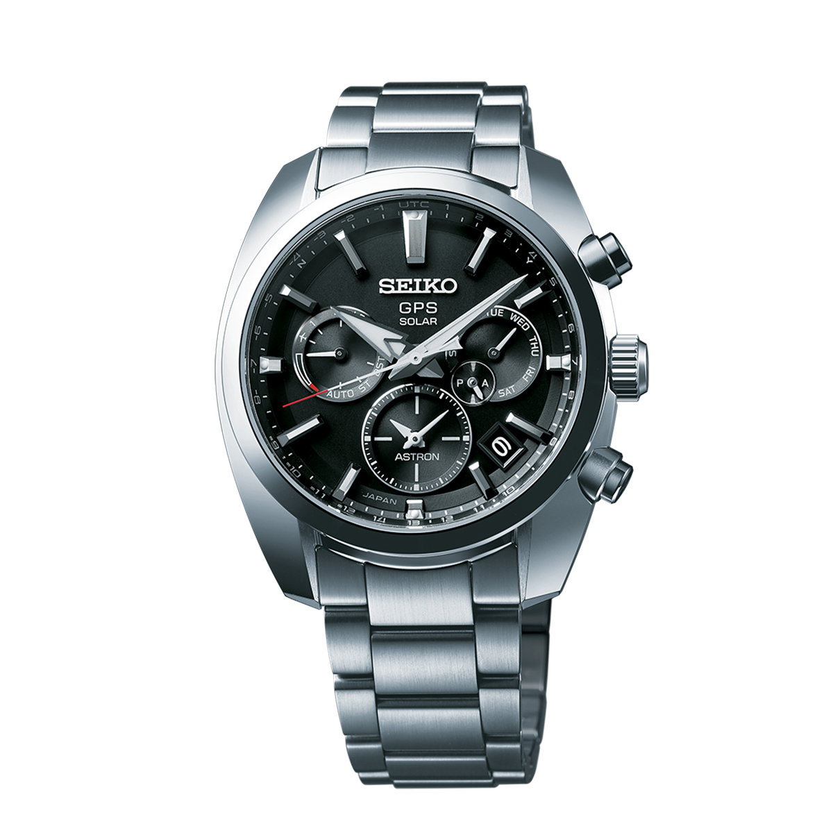 Seiko Astron GPS Solar Dual Time Mens Watch SSH021J1