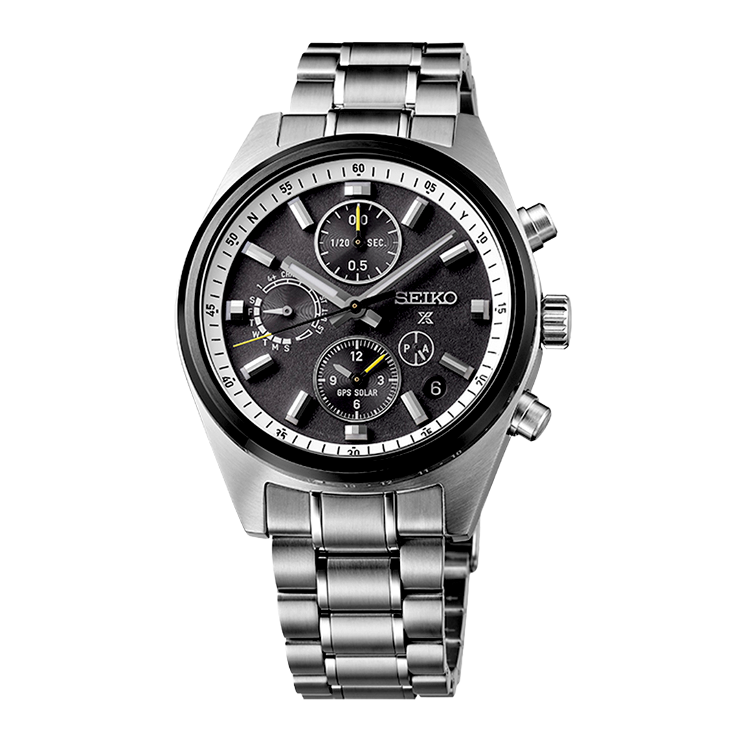 Seiko Prospex GPS Solar Chronograph Speedtimer in Black SSH167J1
