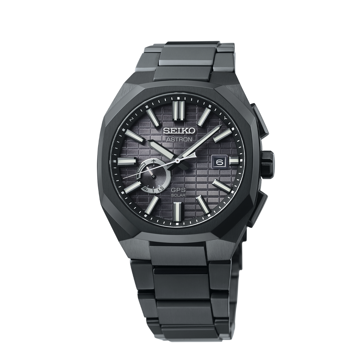 Seiko Astron Jet Black Crystal GPS Solar Watch SSJ015J1