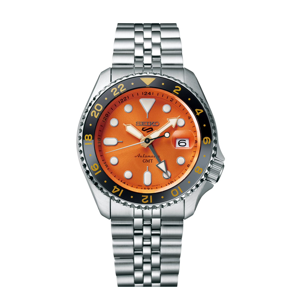 Seiko 5 Sports Mikan Orange GMT SKX Re-Interpretation - SSK005K1