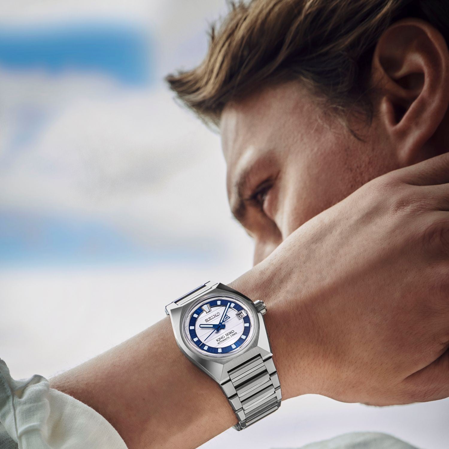 Seiko 145th Anniversary Blue Theme LE – King Seiko Vanac - HKF004J1