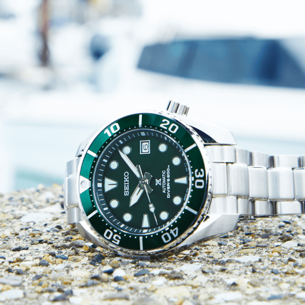 Seiko Prospex Sumo Diver's 200m Watch SPB103J1 with 45 mm Round Green Dial