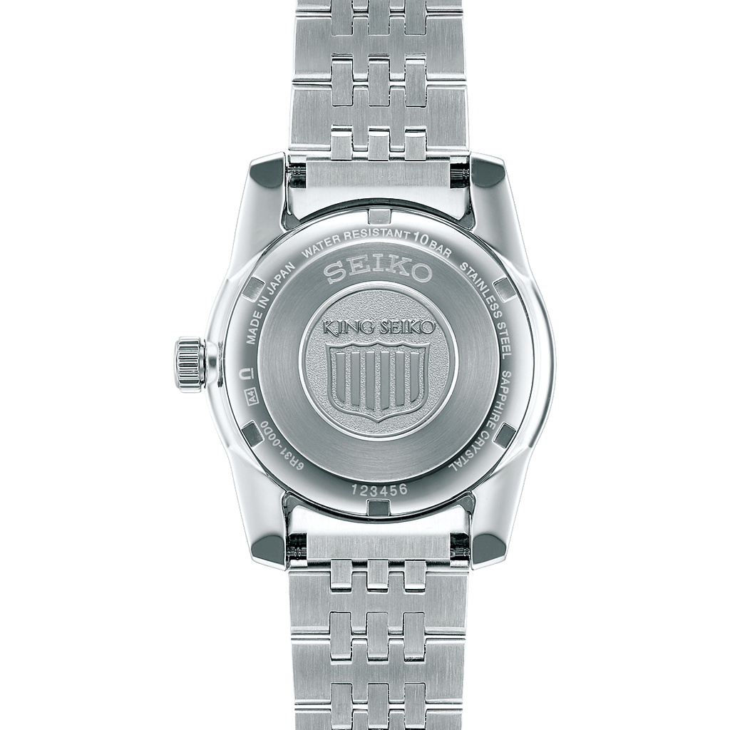 Back Side of King Seiko Mechanical Watch with Brand Logo SPB283J1