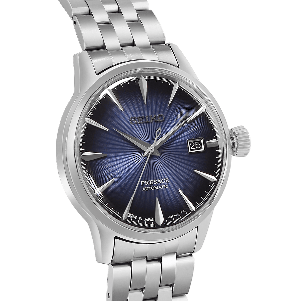 Seiko Presage Automatic Watch SRPB41J1 with 40.5 mm Round Blue Dial