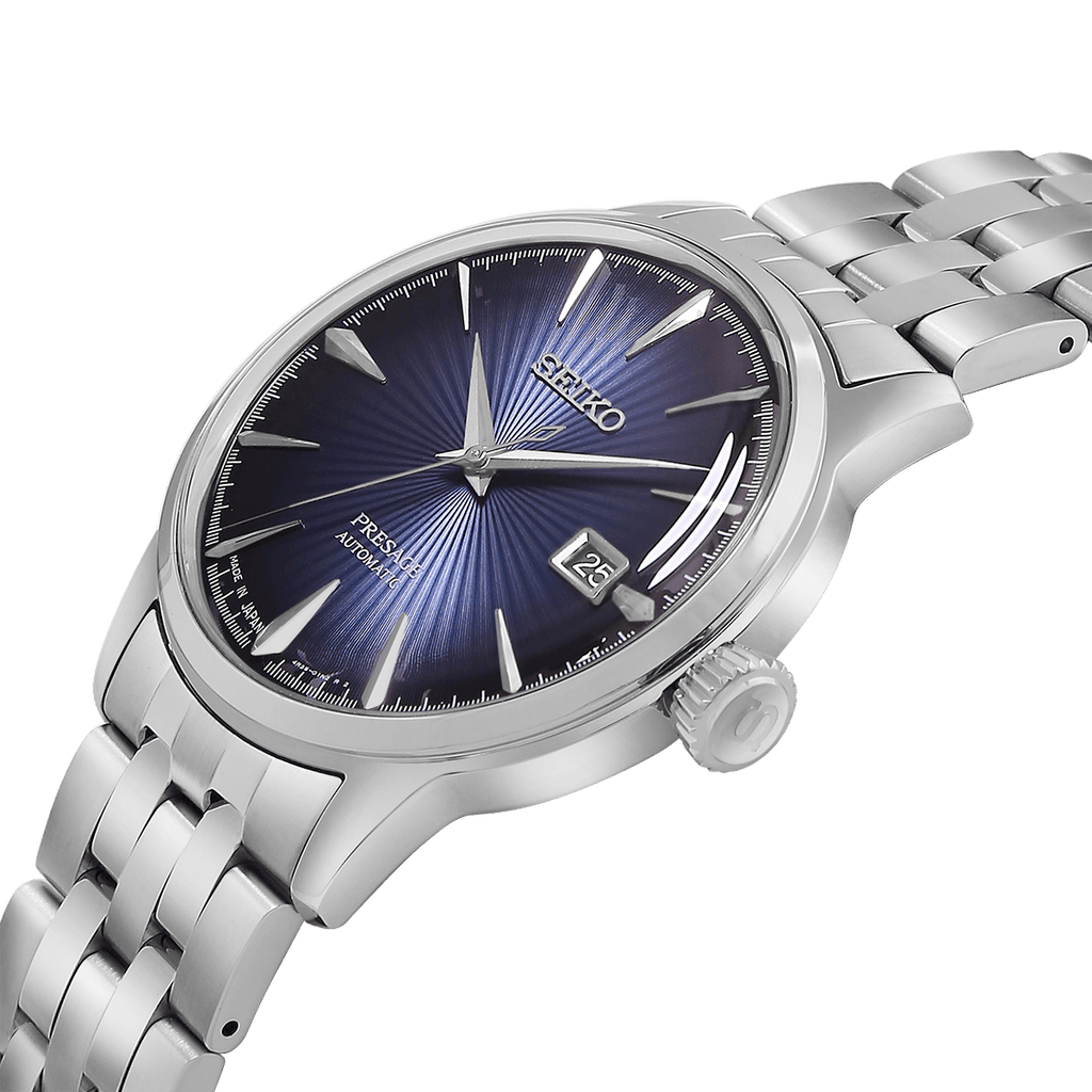 Close up of Seiko Presage Automatic Watch SRPB41J1