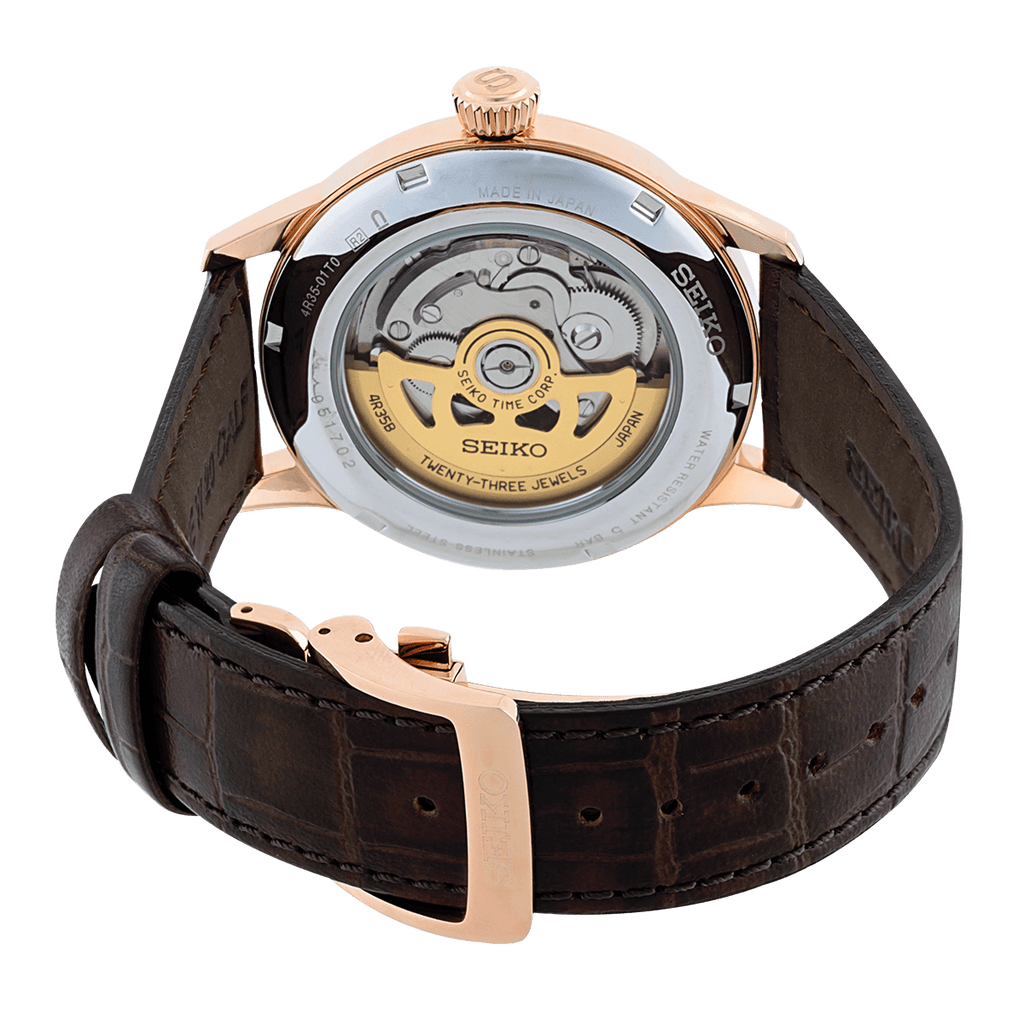 See Through Back Case Seiko Presage Automatic Watch SRPB46J1