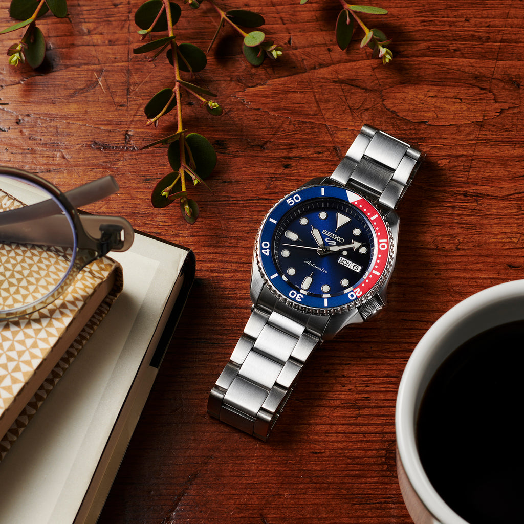 Seiko 5 Sports Automatic Watch SRPD53K1 with 42.5mm Blue Dial