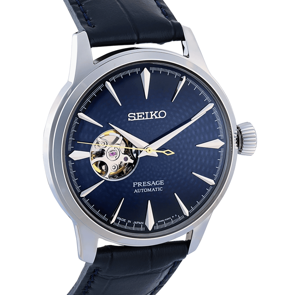 Seiko Presage Automatic Watch SSA405J1 with 40.5 mm Round Blue Dial