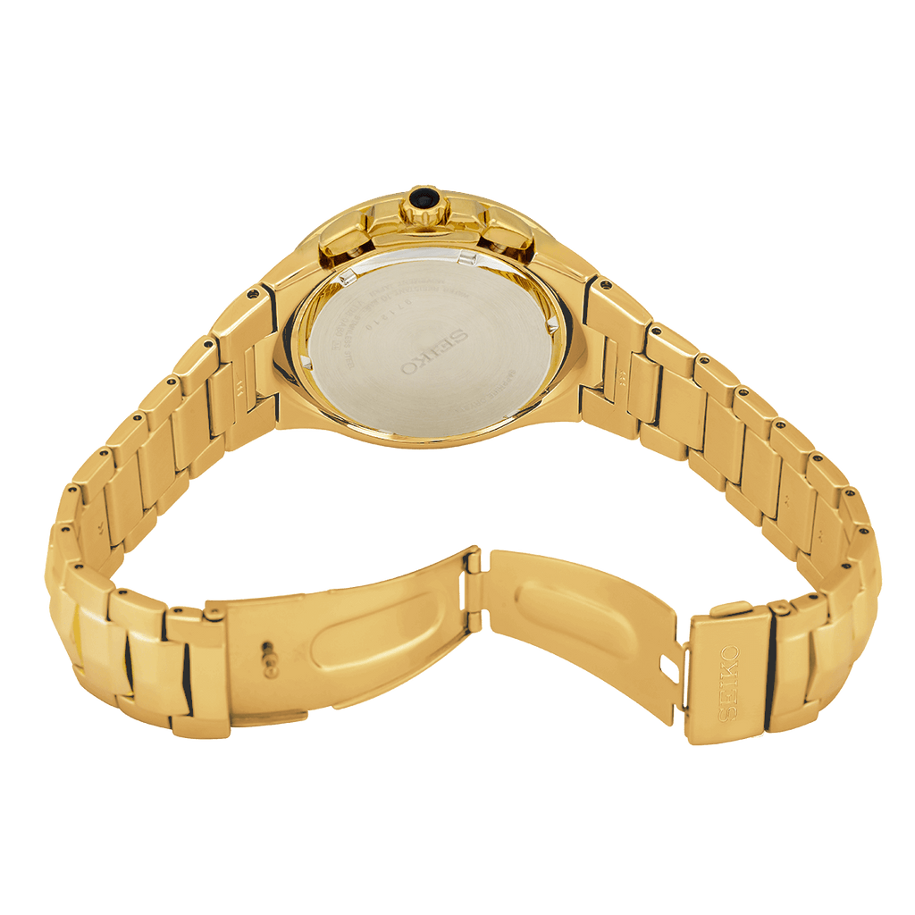 Back View of Seiko Coutura Perpetual Solar Watch SSC572P1